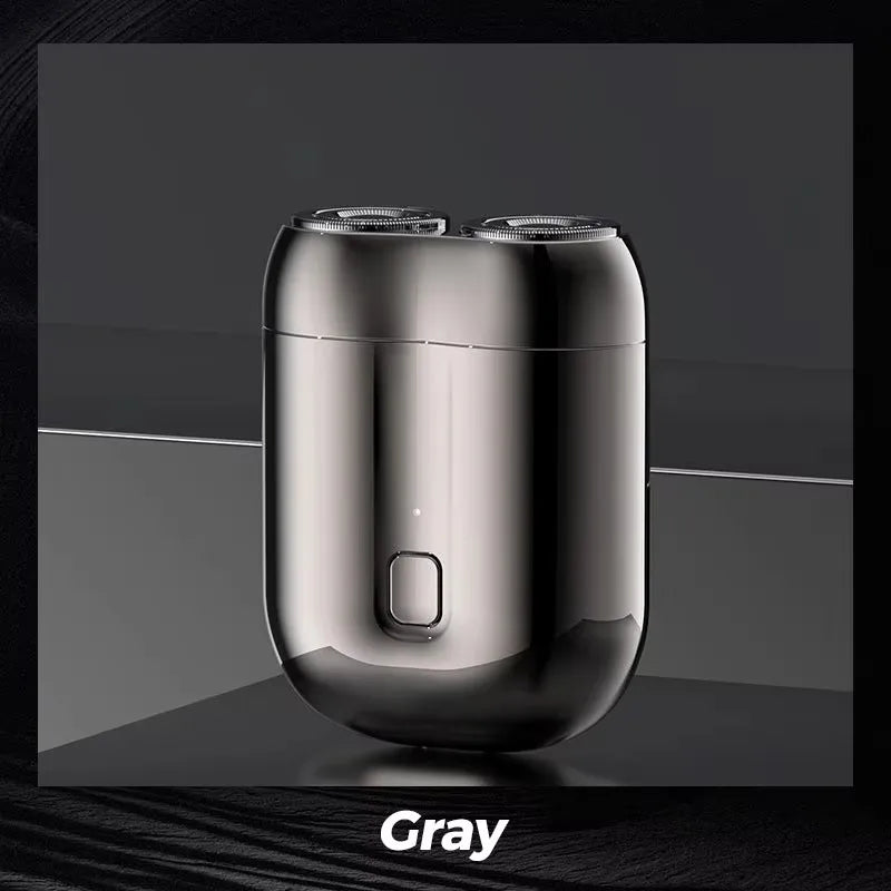 2025 New Upgraded Mini Double Head Electric Shave Magnetic Suction Men's USB Rechargeable Portable Waterproof Shaver